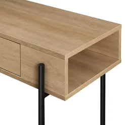 Hot Kirklands Home Coastal Oak Cruz Console Table Tan