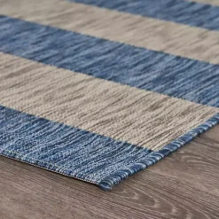 Clearance Kirklands Home Coastal Stripes Indoor/Outdoor Area Rug, 5x7