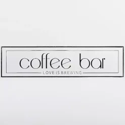 Best Kirklands Home Coffee Bar Love is Brewing Wall Plaque
