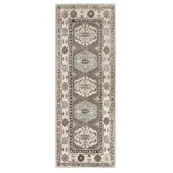 New Kirklands Home Coffee Shary Washable Runner, 2x7