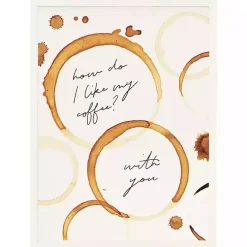Kirklands Home Coffee with You Framed Wall Plaque
