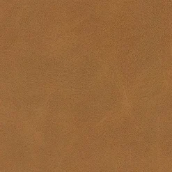 Kirklands Home Cognac Leather Arch Ottoman Brown