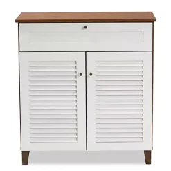 Online Kirklands Home Collier Two-Tone Drawer Shoe Storage Cabinet