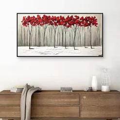 Clearance Kirklands Home Collision of Seasons Framed Canvas Art Print