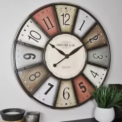Sale Kirklands Home Color Motif Wall Clock