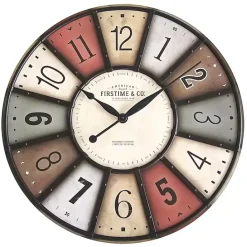 Sale Kirklands Home Color Motif Wall Clock