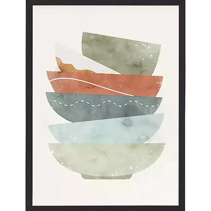 Hot Kirklands Home Colorful Bowls Framed Art Print Multir