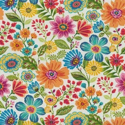 Sale Kirklands Home Colorful Floral Outdoor Chair Cushion Multi
