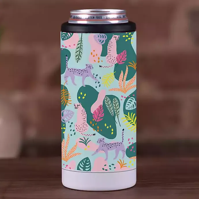 Outlet Kirklands Home Colorful Jungle Stainless Steel Koozie