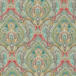 Discount Kirklands Home Colorful Paisley Outdoor Seat Cushions, Set of 2
