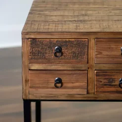 Best Kirklands Home Console Table with Keeping Drawers Brown