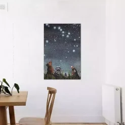 Sale Kirklands Home Constellations Giclee Canvas Art Print Blue