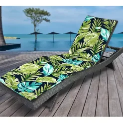 Kirklands Home Cool Tropics Outdoor Chaise Cushion, 72x21 in.