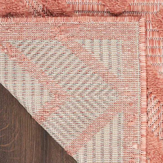 Online Kirklands Home Coral Diamond Indoor/Outdoor Area Rug, 4x6 Orange