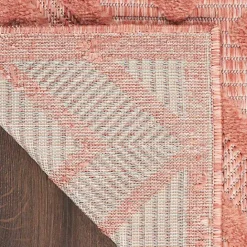 Clearance Kirklands Home Coral Diamond Indoor/Outdoor Area Rug, 5x7 Orange