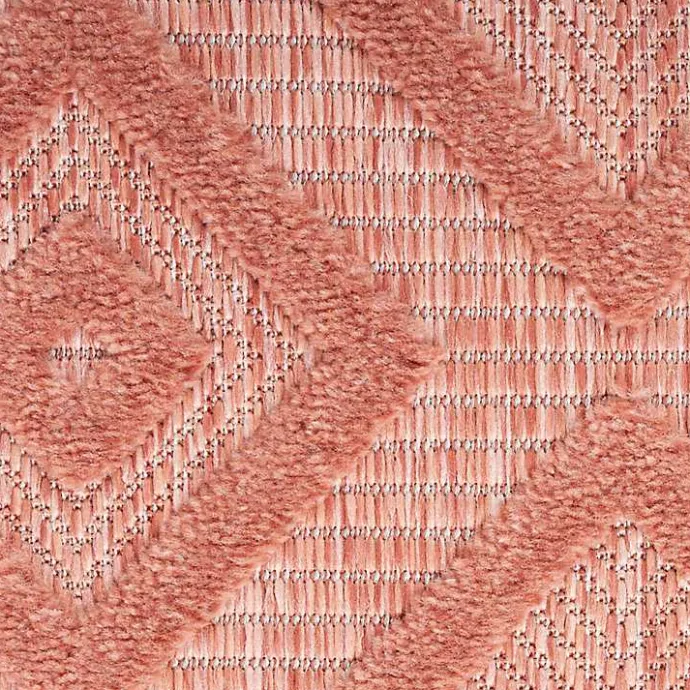 Clearance Kirklands Home Coral Diamond Indoor/Outdoor Area Rug, 5x7 Orange