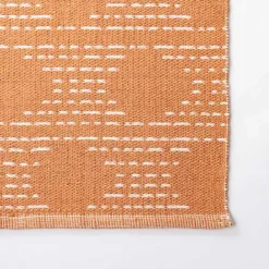 Hot Kirklands Home Coral Shibori Outdoor Area Rug, 5x7 Orange