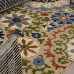 Sale Kirklands Home Coraline Outdoor Area Rug, 6x9 Multi