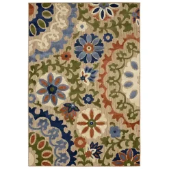 Clearance Kirklands Home Coraline Outdoor Area Rug, 9x12 Multi
