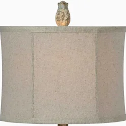 New Kirklands Home Corinthian Column Table Lamps, Set of 2 Ivory