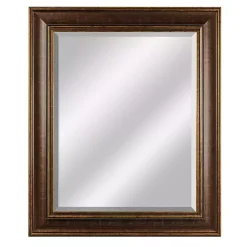 Clearance Kirklands Home Cormac Distressed Bronze Wall Mirror Brown
