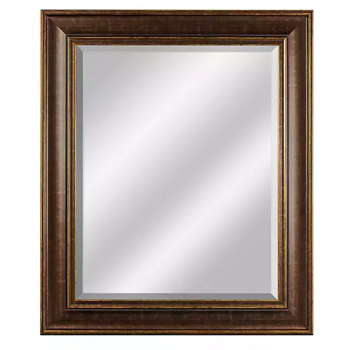 Clearance Kirklands Home Cormac Distressed Bronze Wall Mirror Brown