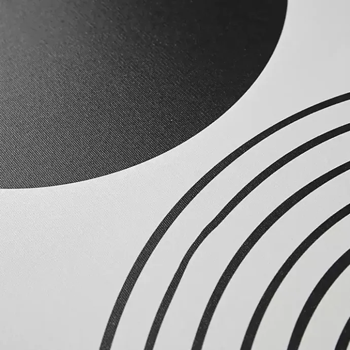 Sale Kirklands Home Cosmic Curl Geometric 3-pc. Grayscale Wall Art