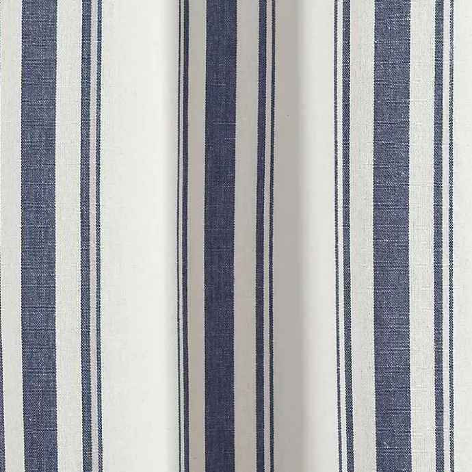 Clearance Kirklands Home Cotton Candy Farmhouse Curtain Panel Set, 108 in. Blue