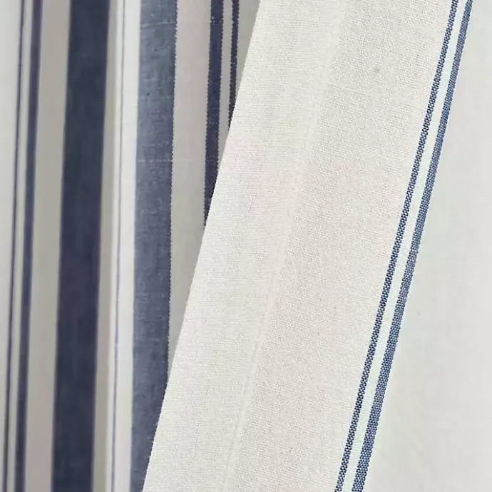 Clearance Kirklands Home Cotton Candy Farmhouse Curtain Panel Set, 108 in. Blue