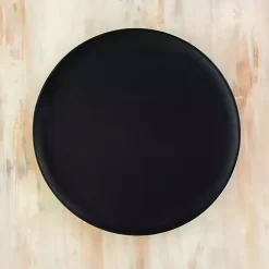 Outlet Kirklands Home Coupe Matte Wooden Charger Black