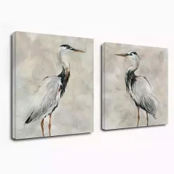 Best Kirklands Home Crane at Dusk Giclee Canvas Art Prints, Set of 2