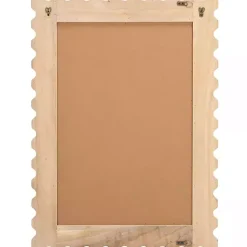 Sale Kirklands Home Cream Angular Scalloped Nadia Wall Mirror White