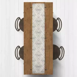 Discount Kirklands Home Cream Botanical Butterfly Table Runner, 90 in. Ivory
