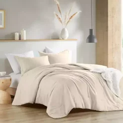 Discount Kirklands Home Cream Chambray 3-pc. Full/Queen Comforter Set Ivory
