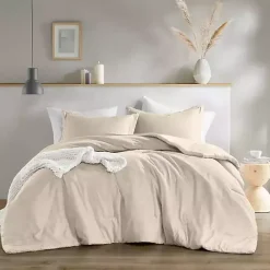 Discount Kirklands Home Cream Chambray 3-pc. Full/Queen Comforter Set Ivory