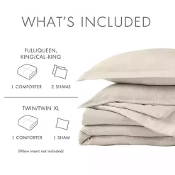 Hot Kirklands Home Cream Chambray 2-pc. Twin/Twin XL Comforter Set Ivory