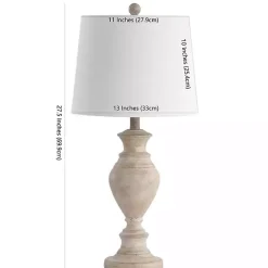 Best Kirklands Home Cream Classic Curve Table Lamp White