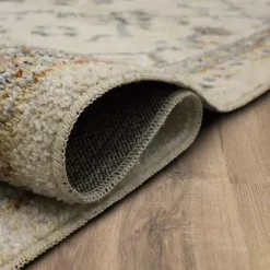 Best Kirklands Home Cream Granary Floral Area Rug, 6x9 Ivory