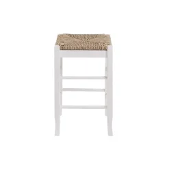 Best Kirklands Home Cream Handwoven Counter Stool White