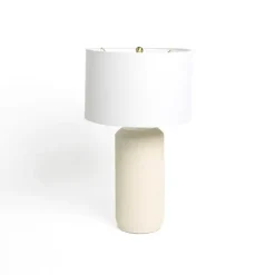 New Kirklands Home Cream Louise Table Lamp White