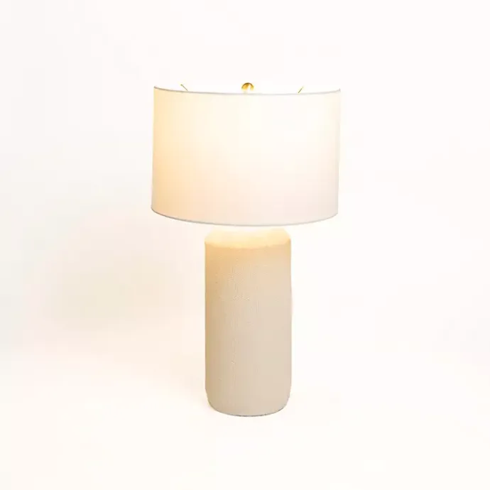 New Kirklands Home Cream Louise Table Lamp White