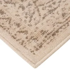 Kirklands Home Cream Medallion Area Rug, 5x8 Ivory