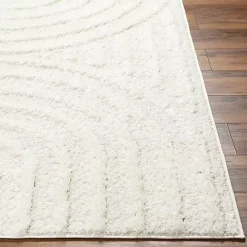 Online Kirklands Home Cream Modern Curve Area Rug, 5x7 Ivory
