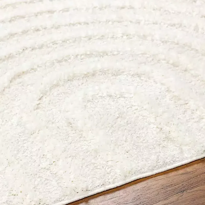 Online Kirklands Home Cream Modern Curve Area Rug, 5x7 Ivory