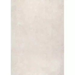 Discount Kirklands Home Cream Shag Washable Area Rug, 8x10 White