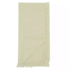 Discount Kirklands Home Cream Simple Fringe Napkins, Set of 4 Ivory