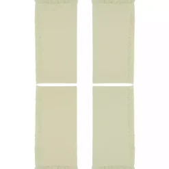 Discount Kirklands Home Cream Simple Fringe Napkins, Set of 4 Ivory