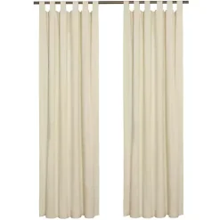 New Kirklands Home Cream Weathermate Blackout Curtain Panel, 84 in. Ivory