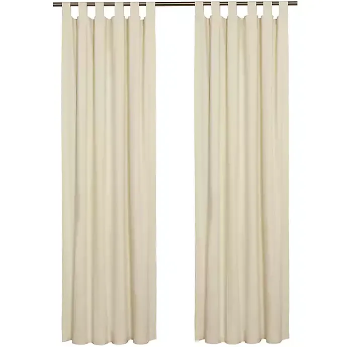 New Kirklands Home Cream Weathermate Blackout Curtain Panel, 84 in. Ivory
