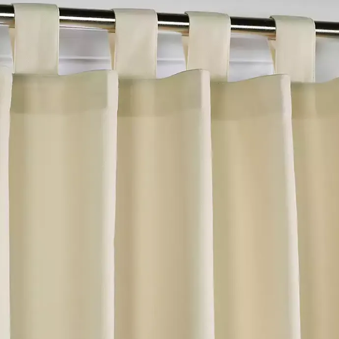 New Kirklands Home Cream Weathermate Blackout Curtain Panel, 84 in. Ivory